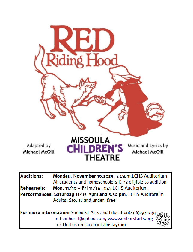 Missoula Children’s Theater presents: Red Riding Hood