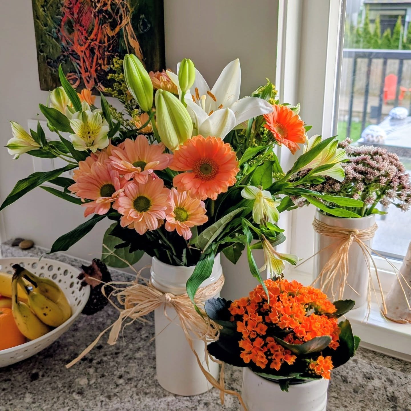 If that's the THANKS I'm getting for looking after my son's dog, I'll do it again. 🐕
#thereseljoseph #handmade #art #artist #flowers