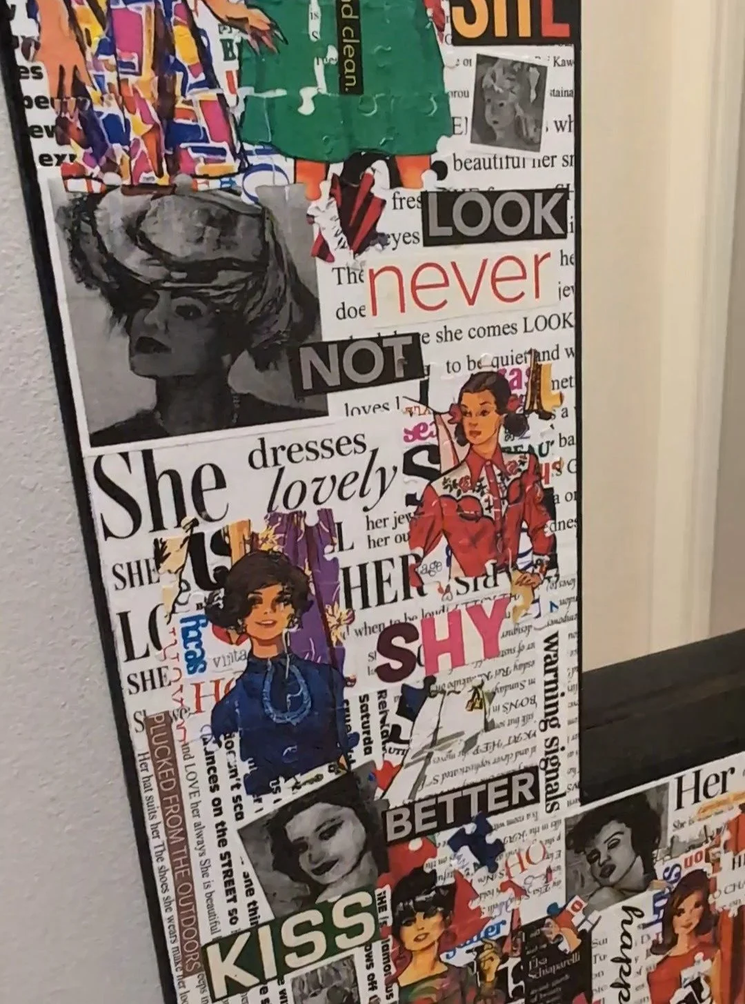 MOMENTS IN TIME upcycled mirror
(51"x36" - 130x91.5cm) It's finally done!
This old mirror got a new coat and a fresh, modern look while keeping its vintage character. It&rsquo;s about reflecting on the past, looking ahead to the future, and