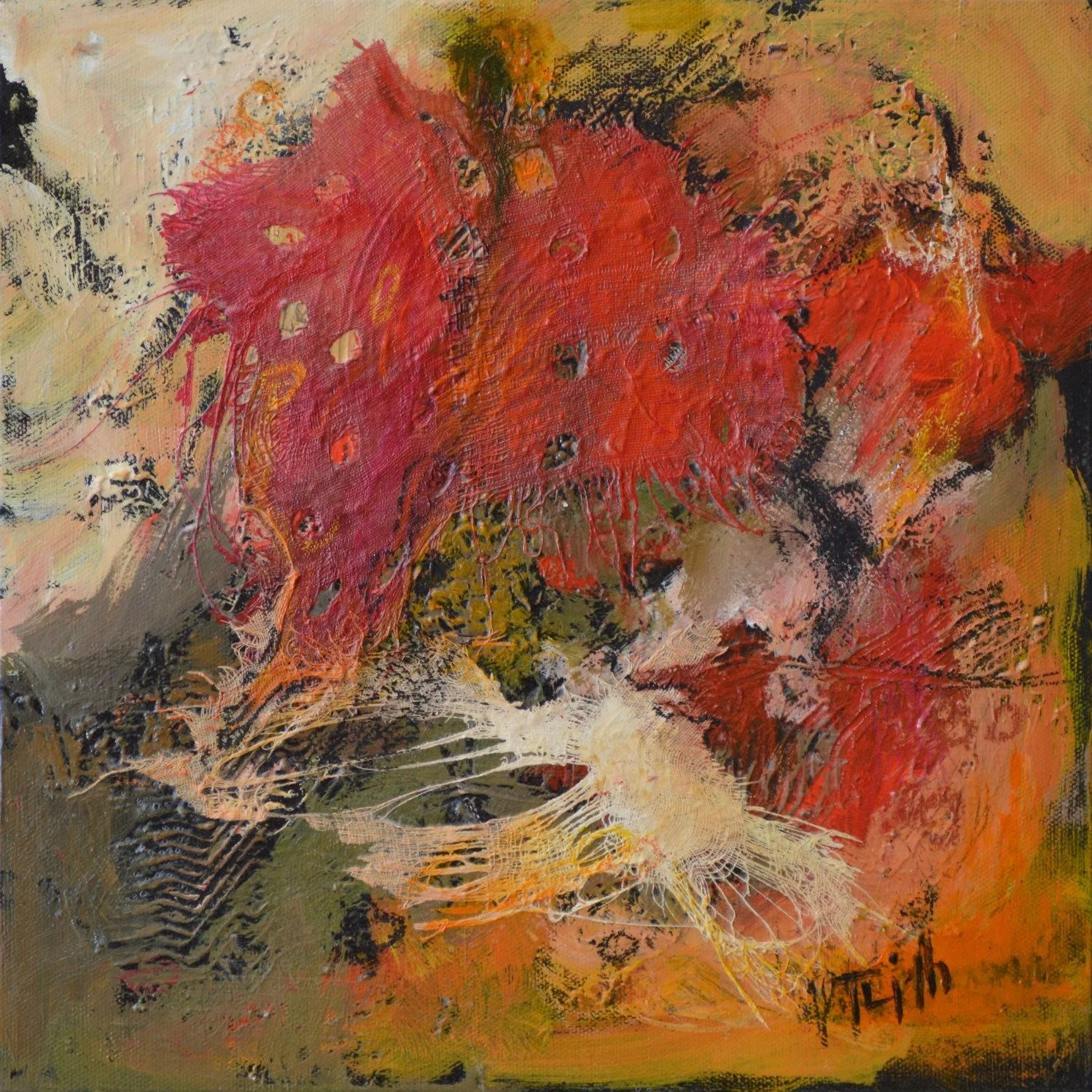 Maple Leaves Are Falling and so are the prices of my FALL COLLECTION. Check it out on my website - browse through the 
Flavors Series
Flames Series
Flower Series
Tree Series on Art Salon - textiles

#thereseljoseph #artwork #sale #paintings #handmade