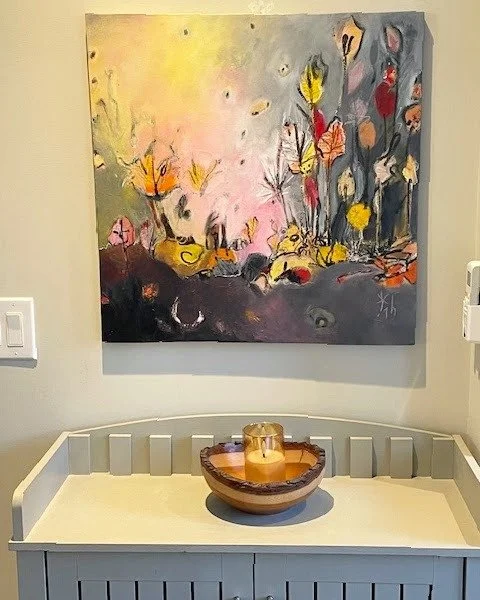 It's always nice to see where your sold paintings end up. Thank you to my new client for giving this piece a great spot in her home. Buy forever "Count Me In" 

#thereseljoseph #art #artist #painting #handmade