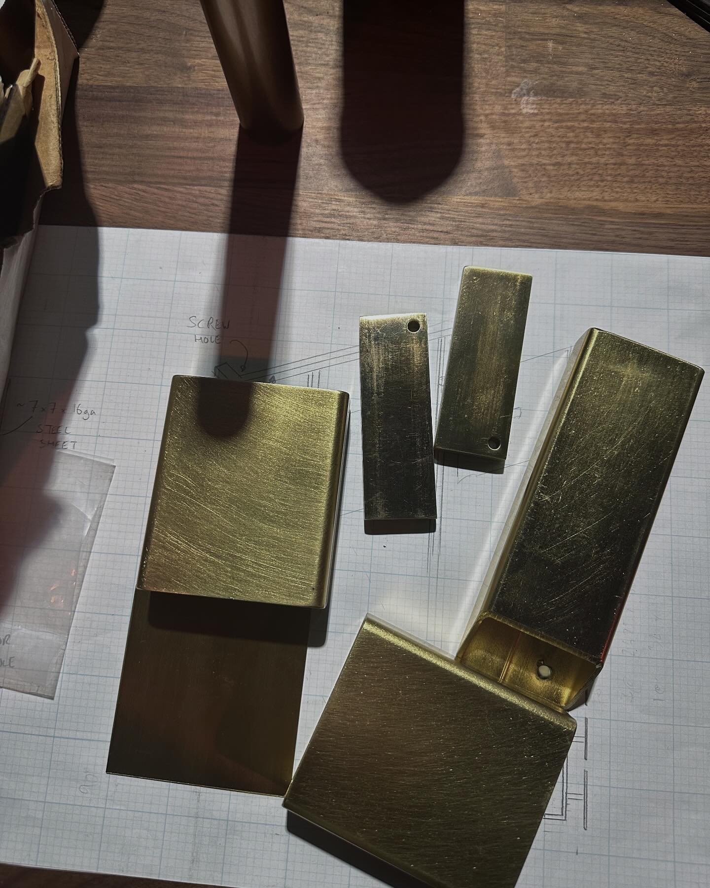 A peek behind the curtain.
Samples, sketches, sunlight, and some solid brass&mdash;because the process is just as beautiful as the outcome. 🧡

#torontodesigner #interiordesign #customhome #torontointeriors #torontoliving #designto