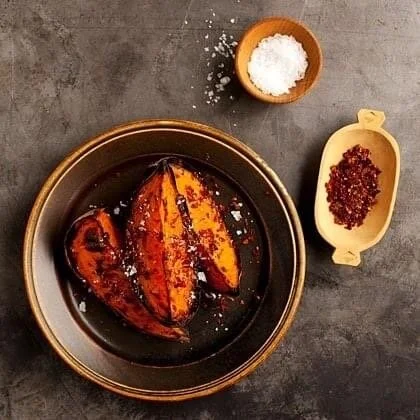 Chef Becker’s Roast Sweet Potatoes with Sea Salt, Olive Oil and Urfa Biber