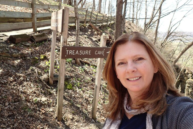 Cathy Tarr on the trail during happier times.