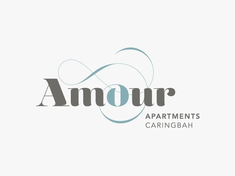 Amour Apartments Caringbah logo by Ox brand