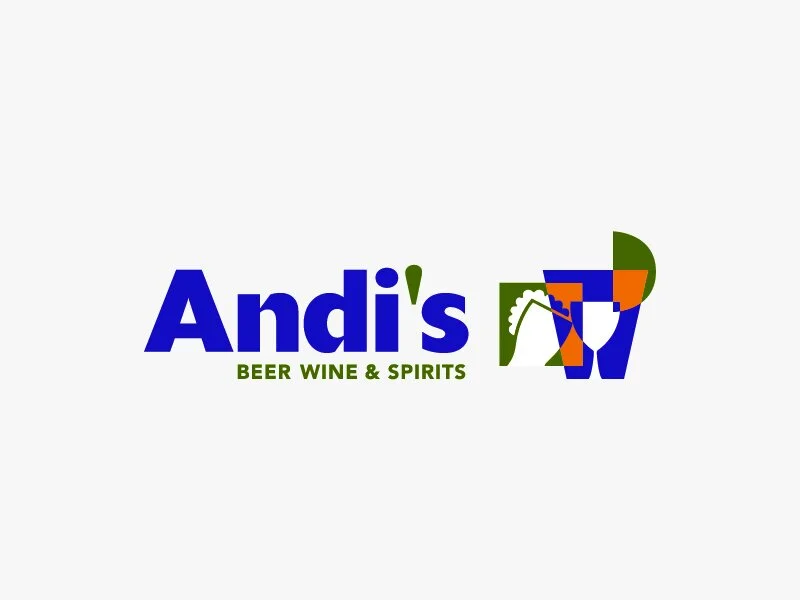 Andi's Beer Wine &amp; Spirits Logo by Ox brand