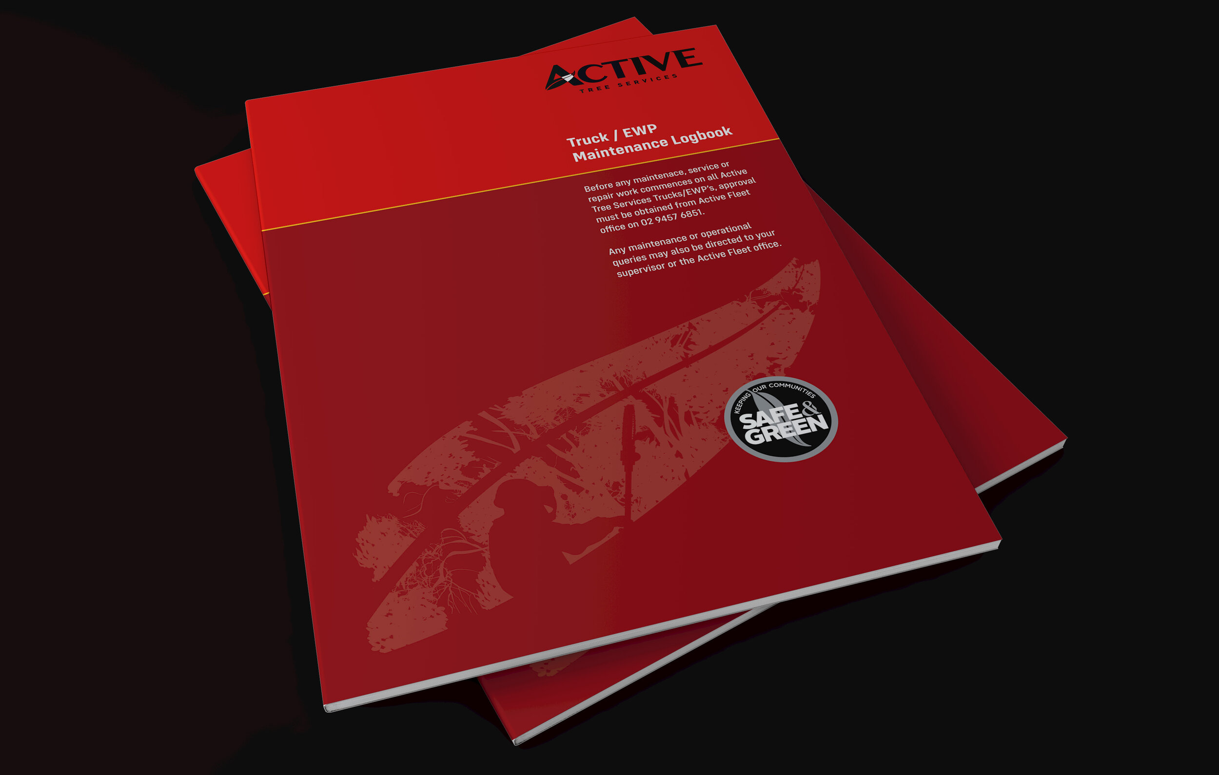 Active Tree Services catalog design by Ox brand