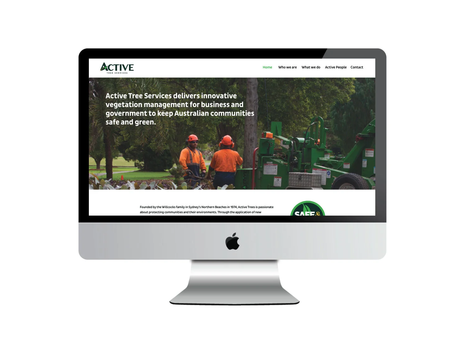 Active Tree Services Website design