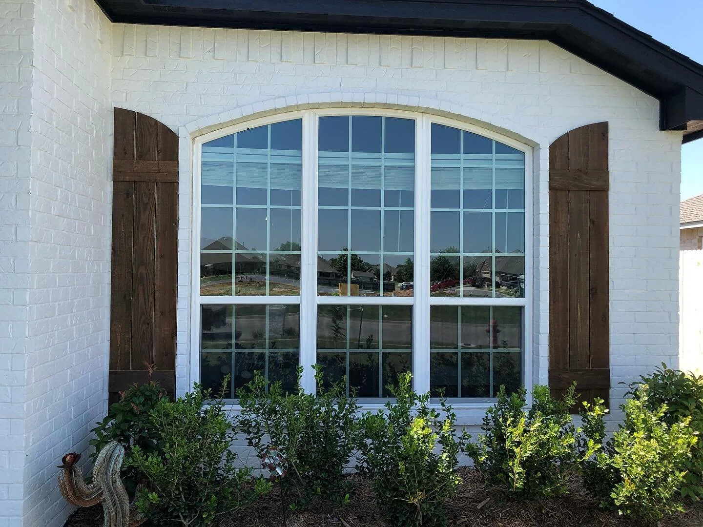 Custom shutters for private Broken Arrow residence.