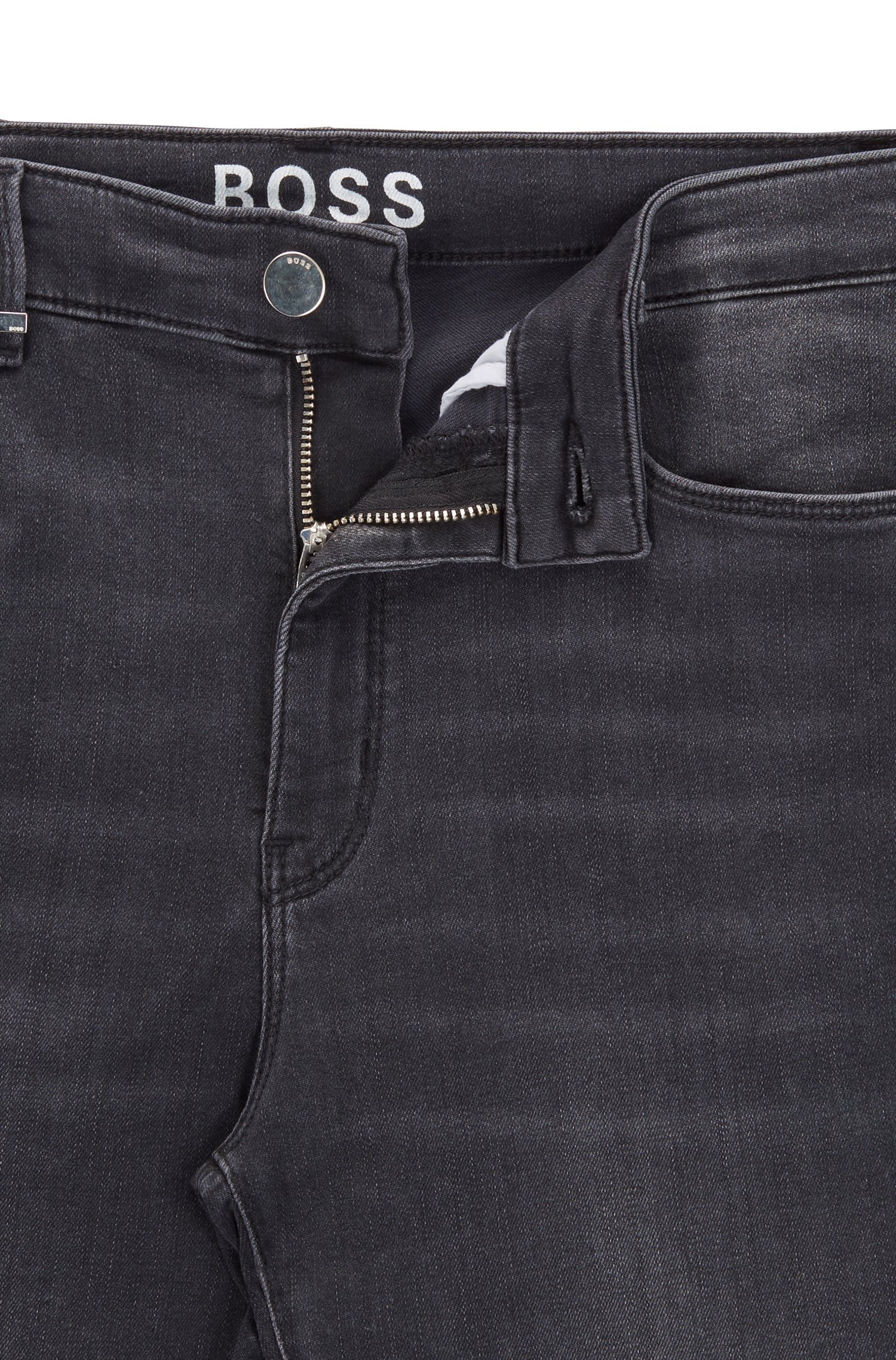 HUGO BOSS Skinny Fit Dk Charcoal Soft 
