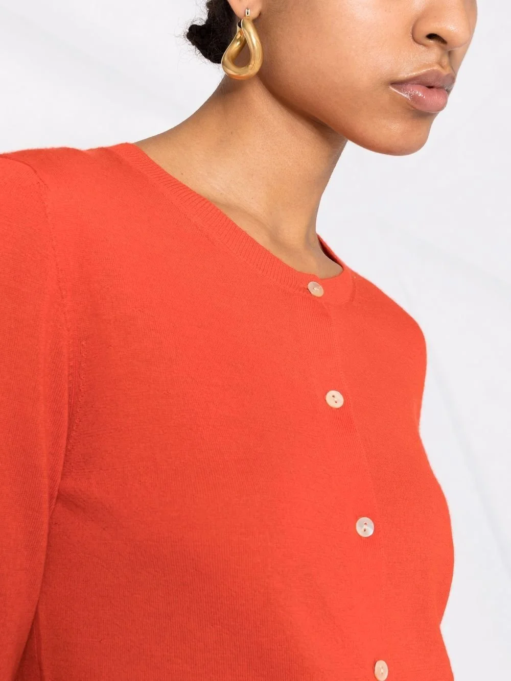 Gran Sasso Orange Cashmere Wool 