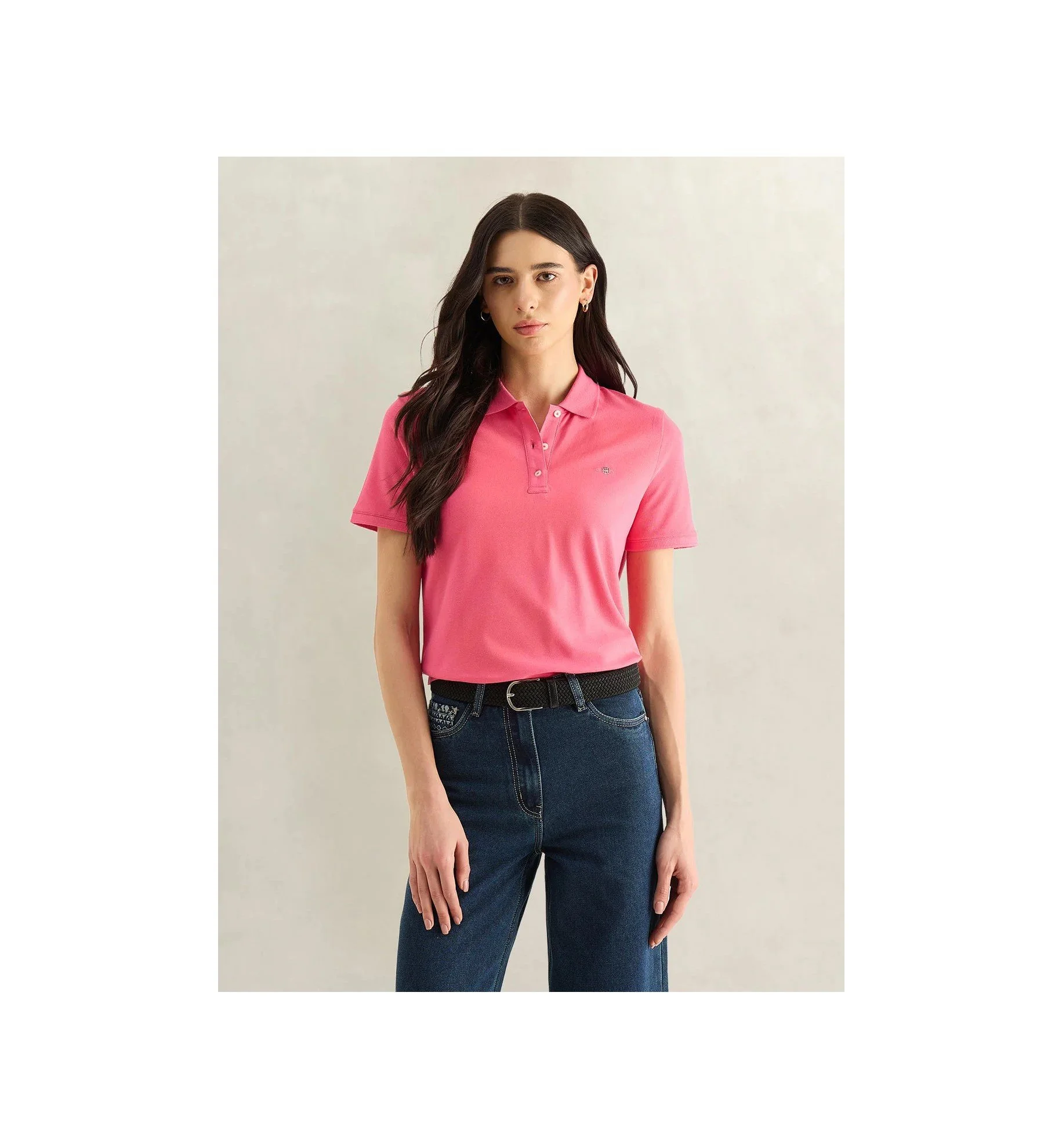 GANT Regular fit polo                                       Fuschia Pink