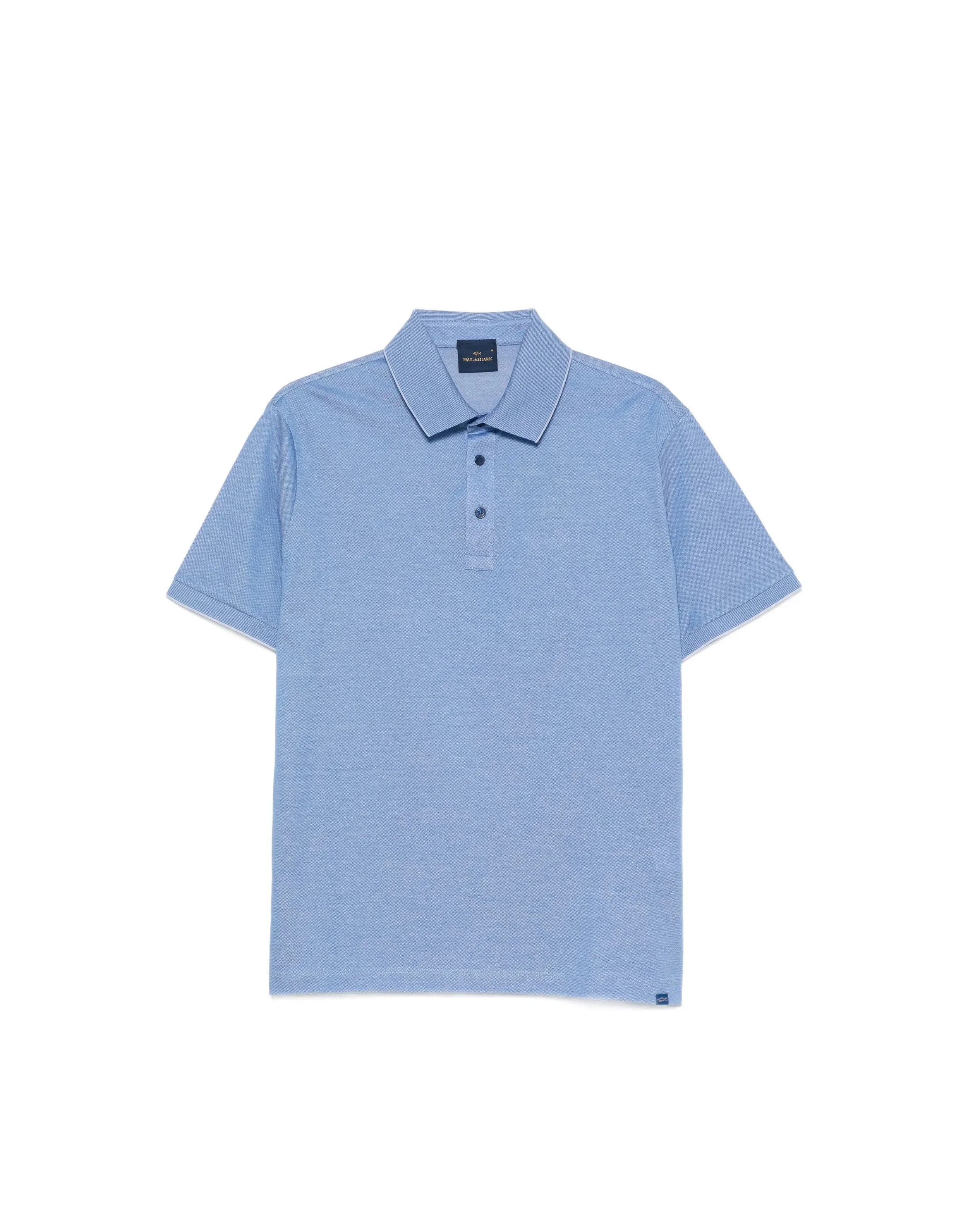 Paul & Shark button polo shirt           Sky Blue