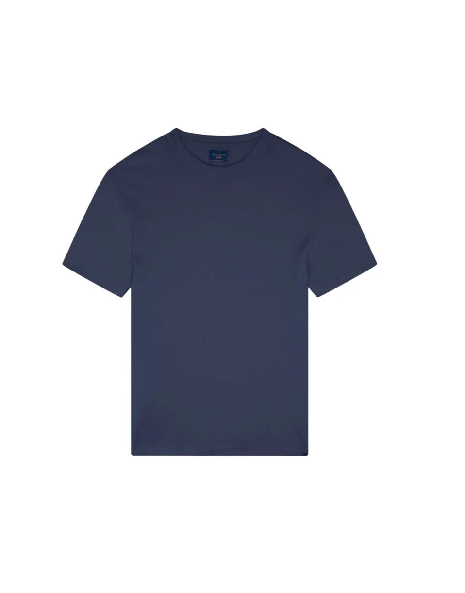 Paul Shark Cotton and lyocell T-shirt          Navy
