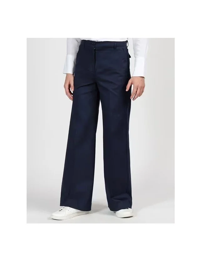 Paul & Shark Woman Palazzo Trouser                                              Navy