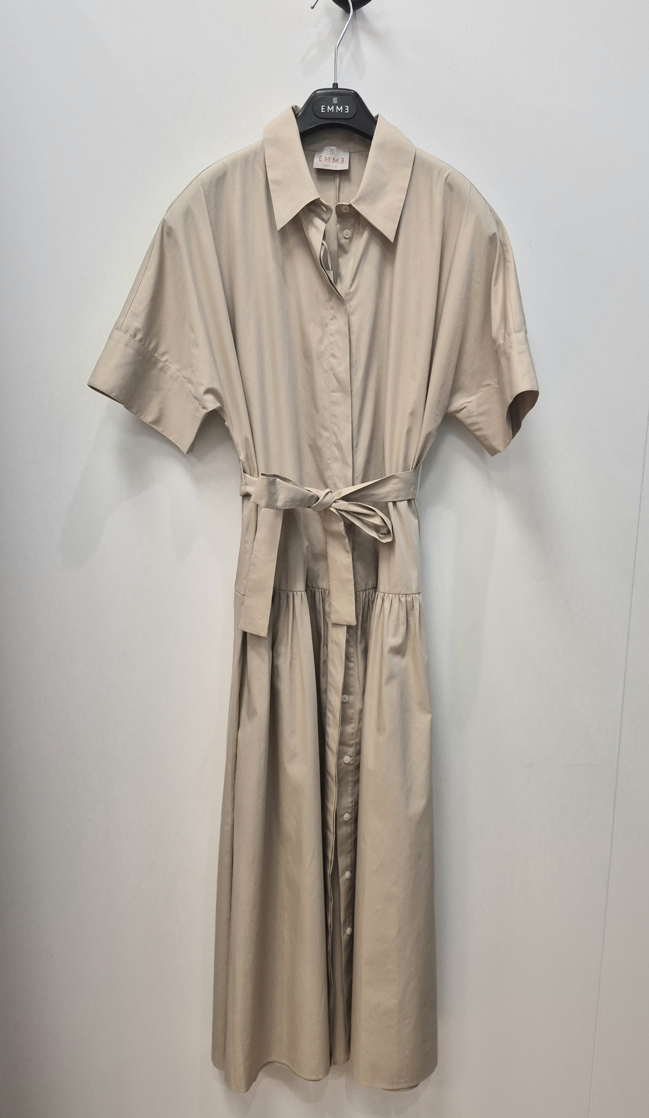 Emme Marella Belted Shrirt Dress                      Natural