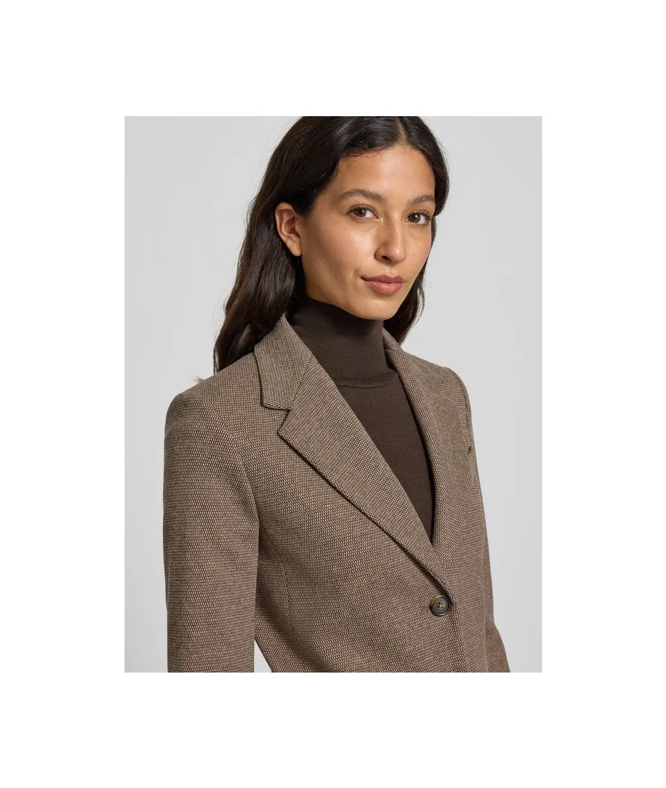 Weekend Max Mara stretch-woven blazer                           Brown