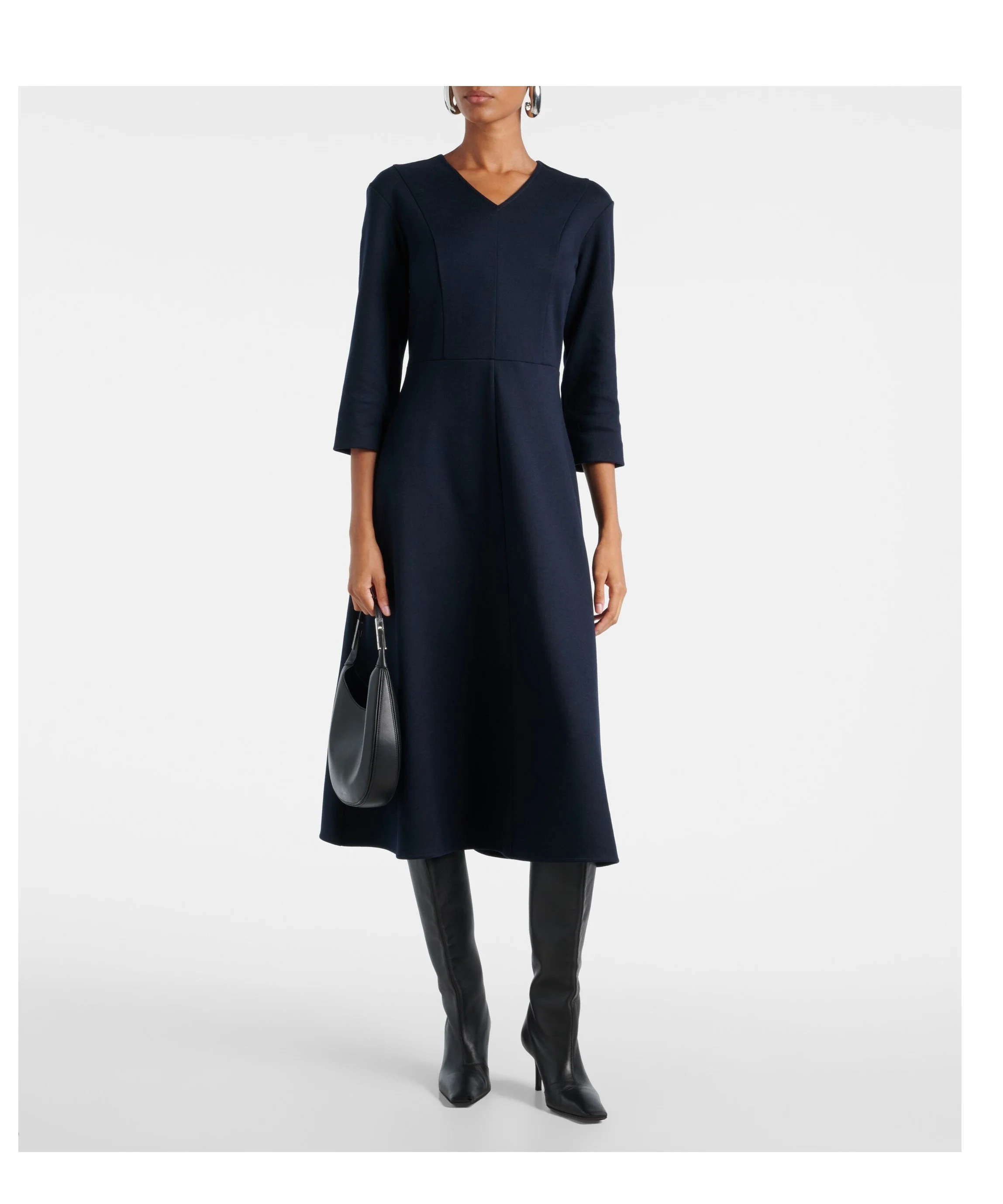 'S Max Mara Orione Dress                             Midnight Blue