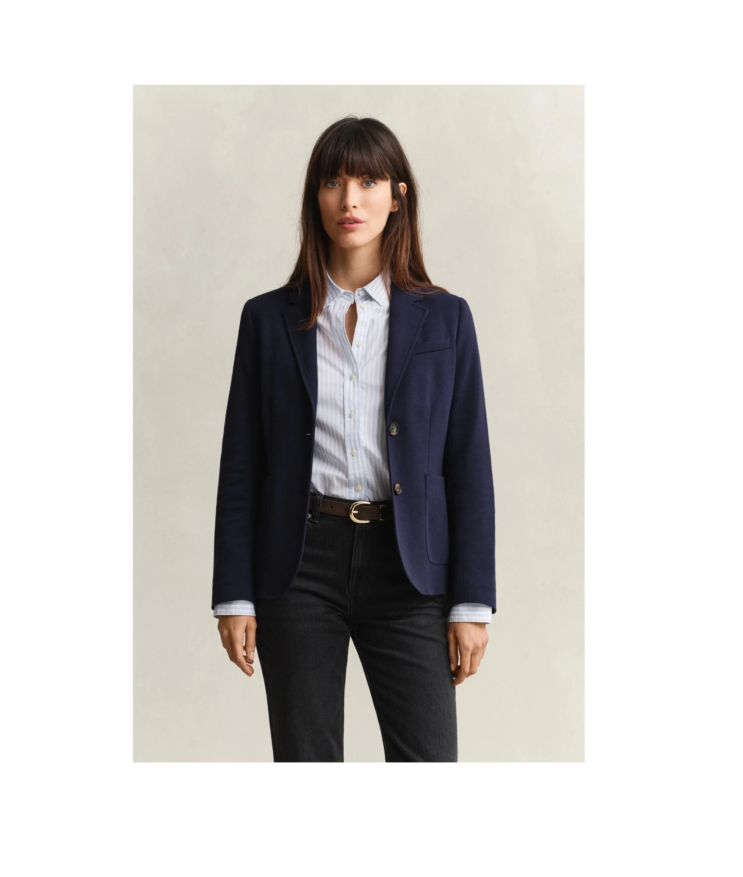 Gant Slim fit Jersey Blazer                                    Navy