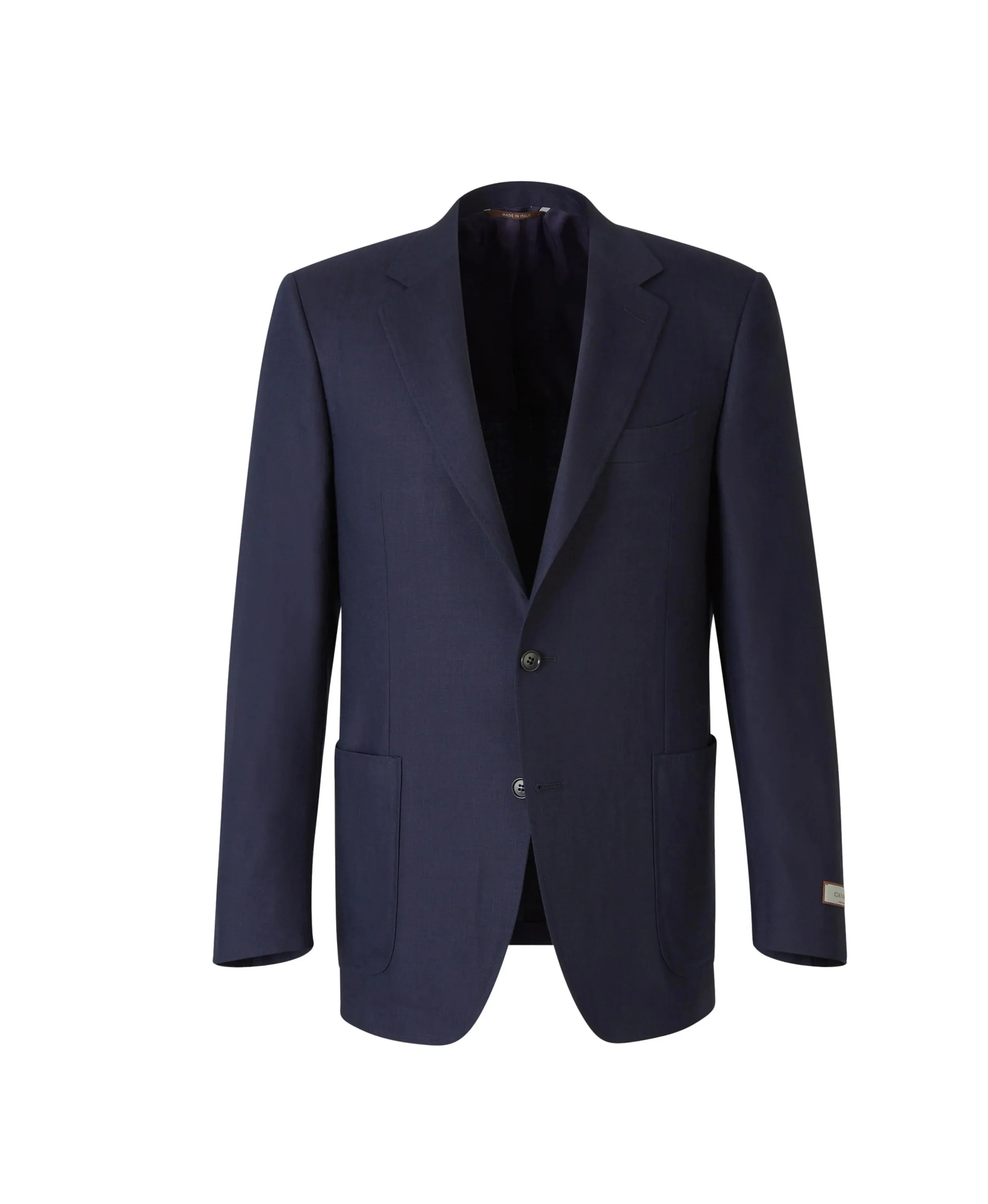 Canali Wool Travel Blazer                          Navy