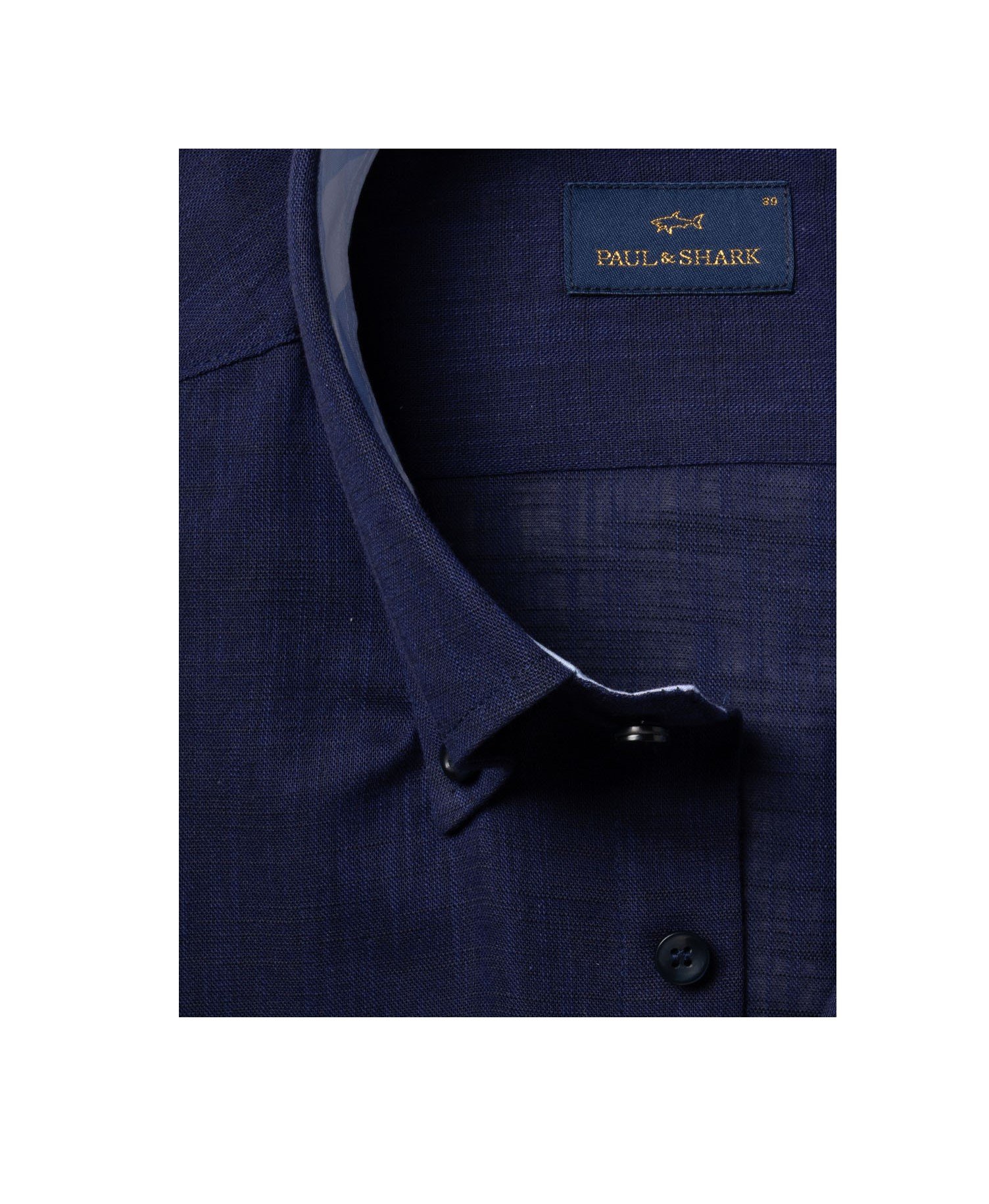 Textured Cotton Shirt Navy.jpg