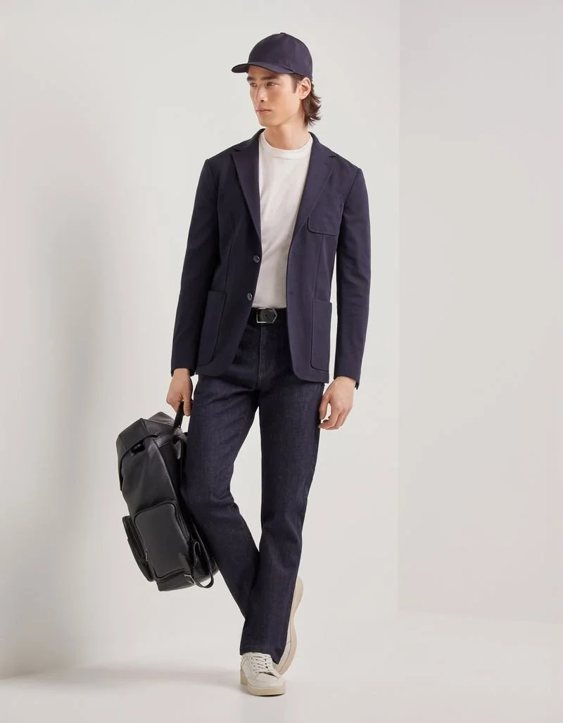 Canali Regular-fit Jeans.          Dark Denim