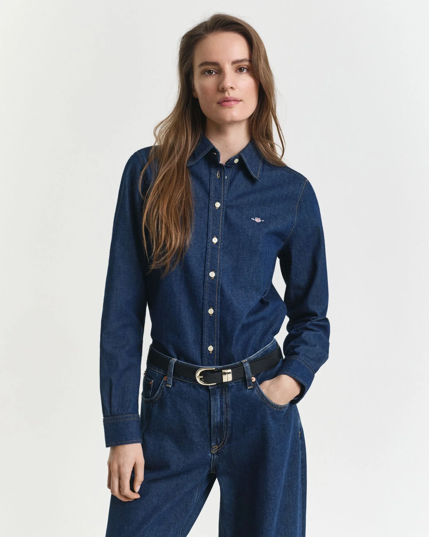 Gant Denim Shirt                 Blue