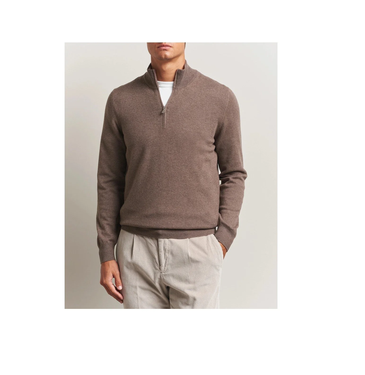 Brown half zip G Sasso3.jpg
