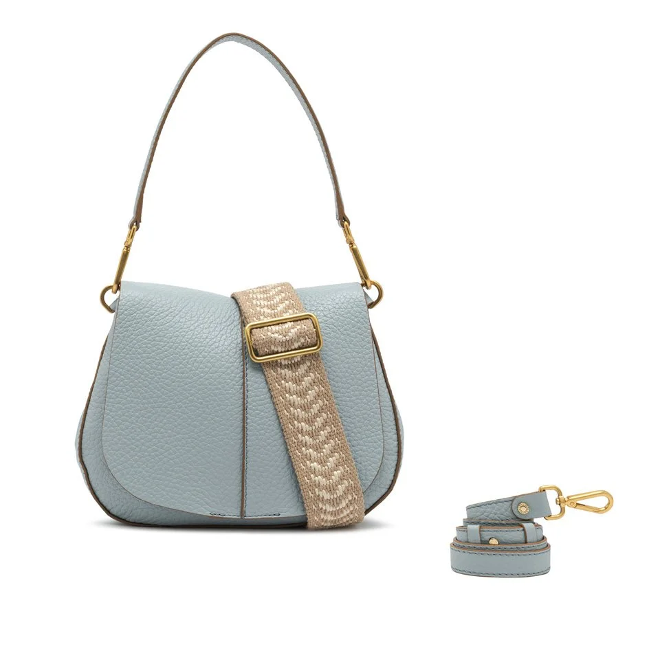 Gianni Chiarini Helena Round Shoulder Bag                      Sky