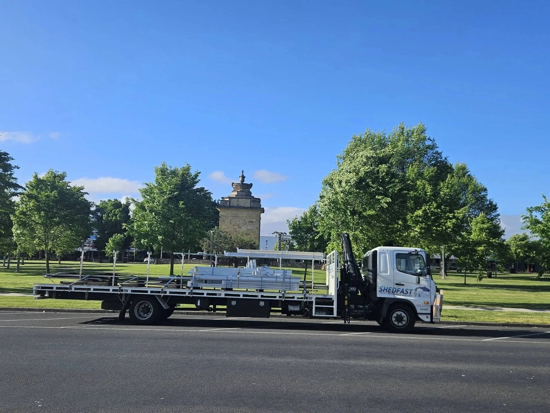 Shedfast DIY shade shed kit delivery - Colac Victoria