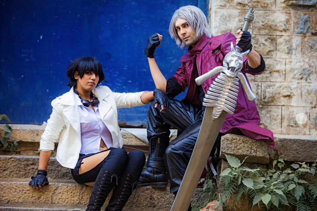 Devil May Cry Dante DMC Cosplay Costume#