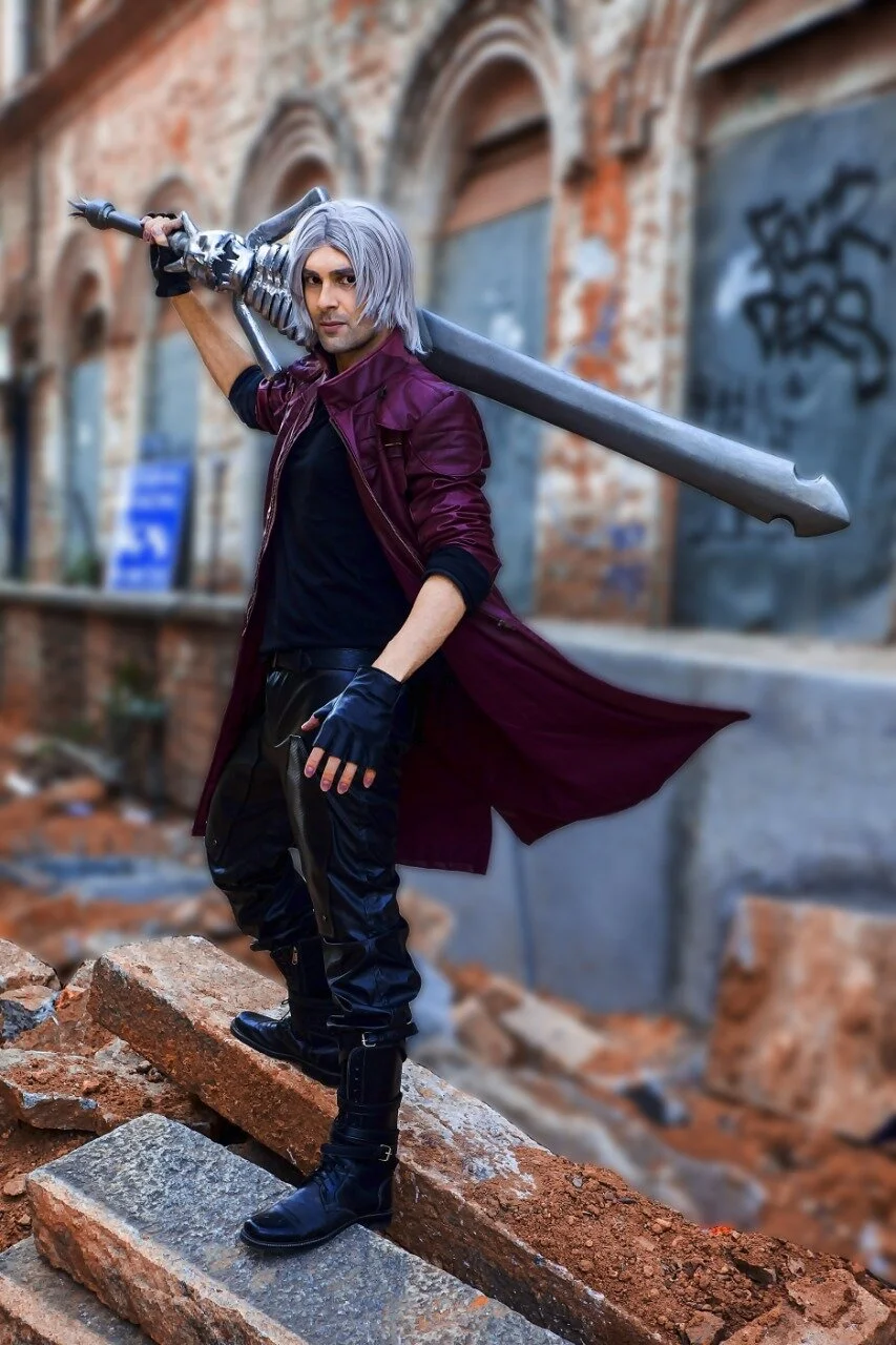  Devil May Cry Dante Cosplay Costume DMC 5 Deluxe