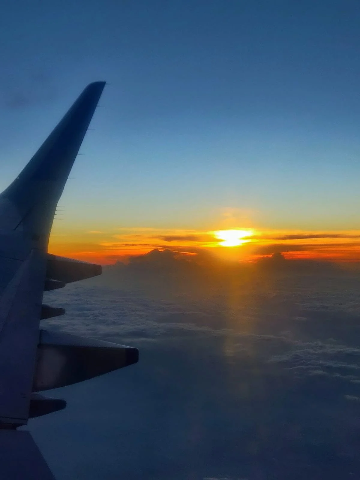 Sunsets from the plane
