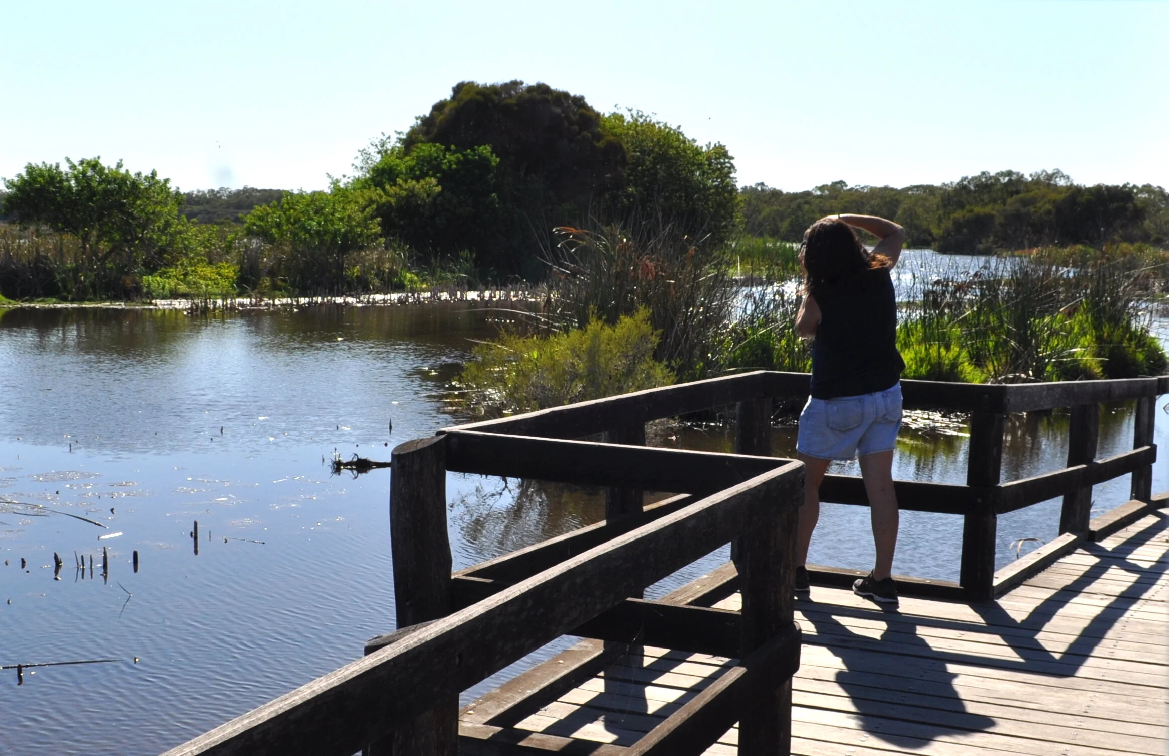 Jean photographing potential spots