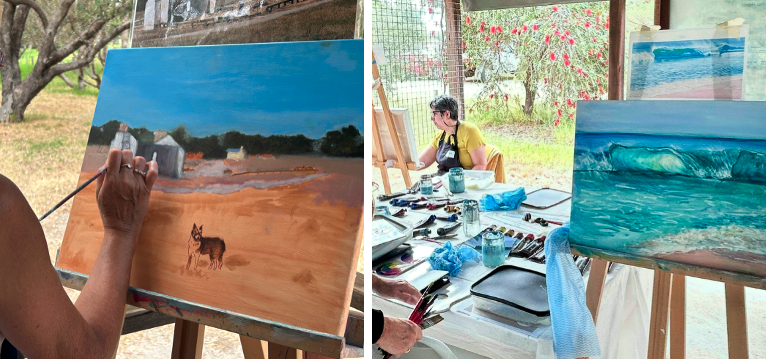 Settlers Series - FINISH YOUR PAINTINGS with Louise Collier