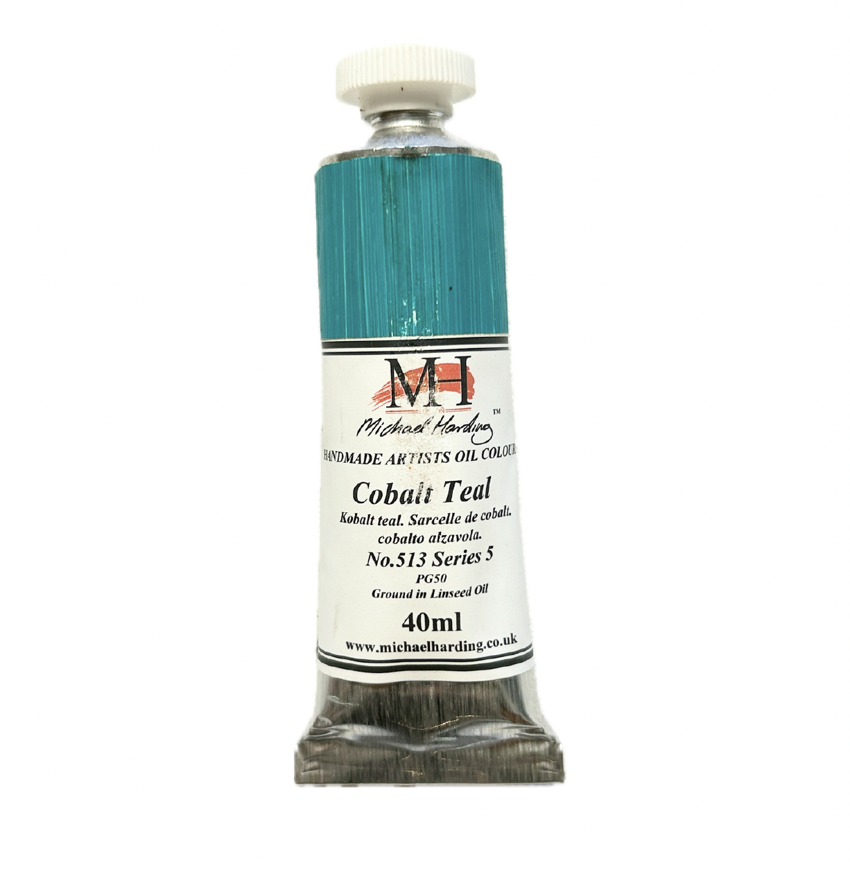 Cobalt Teal 40ml tube - Michael Harding Oil (OPTIONAL)