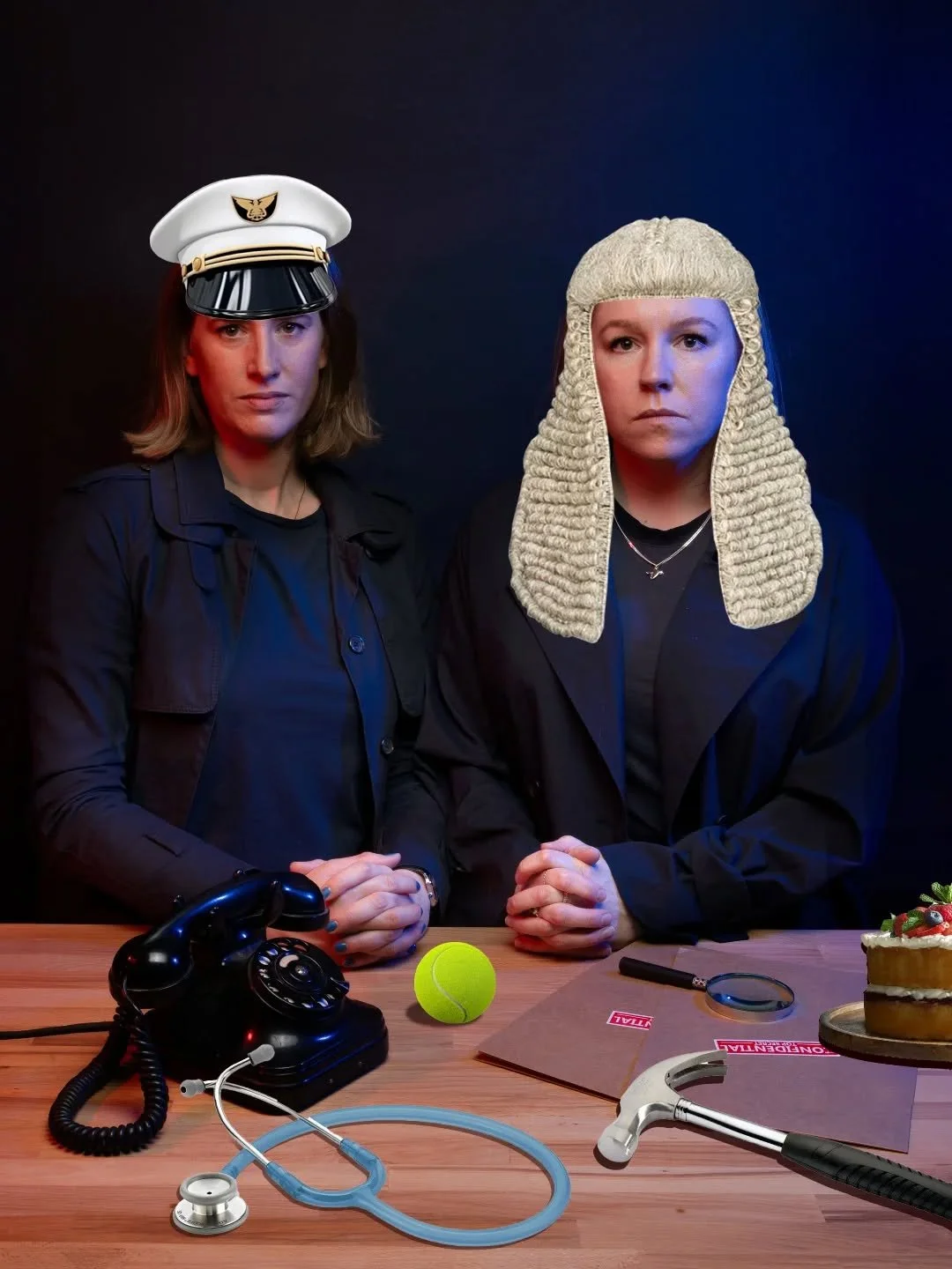 In the next case (opening this Thursday), we temporarily hang up our detective hats&hellip; for a very different career. Can you guess which? 🩺👩&zwj;✈️👩🏻&zwj;🍳⚖️