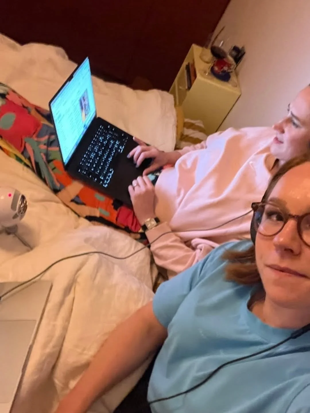 Lauren here 🕵️&zwj;♀️
I am not sure if the real police conduct interrogations from bed. But what the real police choose to do is not really my concern.

I am unqualified, which grants me full freedom to interrogate suspects however I see fit. If tha