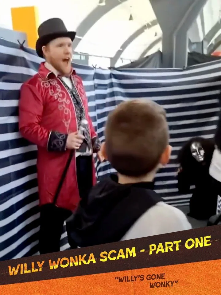 The Willy Wonka Experience in Glasgow promised a world of pure imagination. What people found instead broke the internet.

We go in with one mission: find the biggest victim of the scam and get them closure. We come out with a with a case solving str