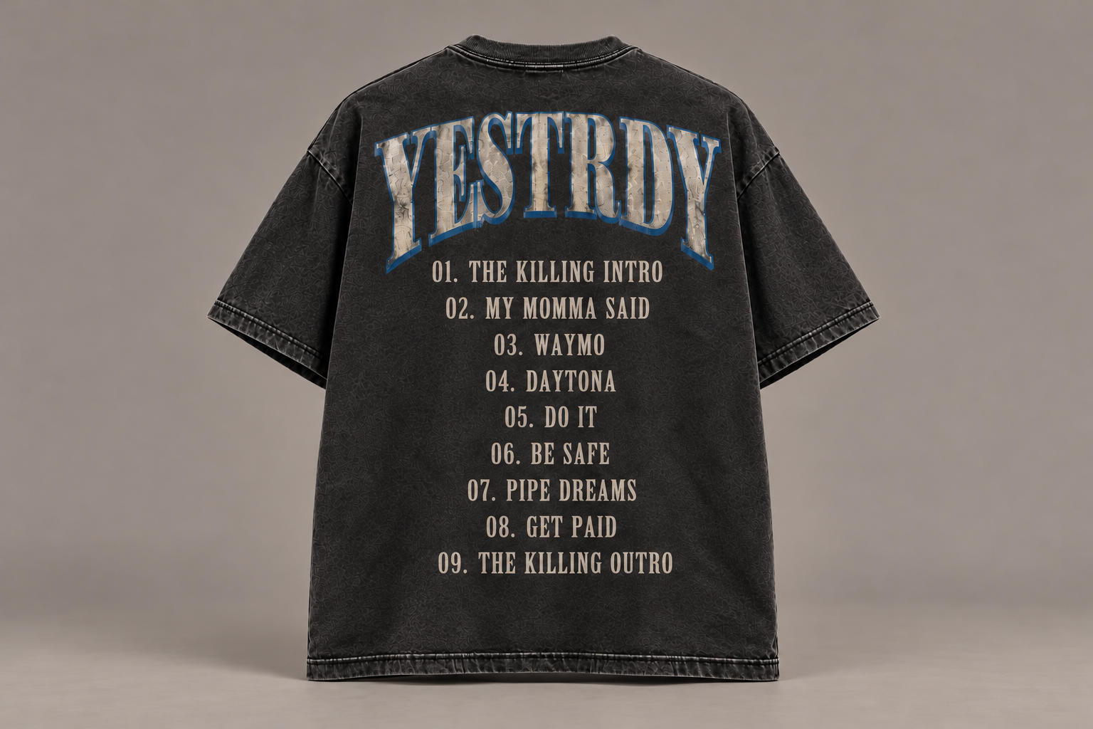 Baby Shay YESTRDY tracklist tee-2.png