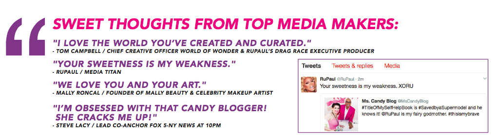 About Ms. Candy Blog: Sweet Thoughts from Top Media Makers