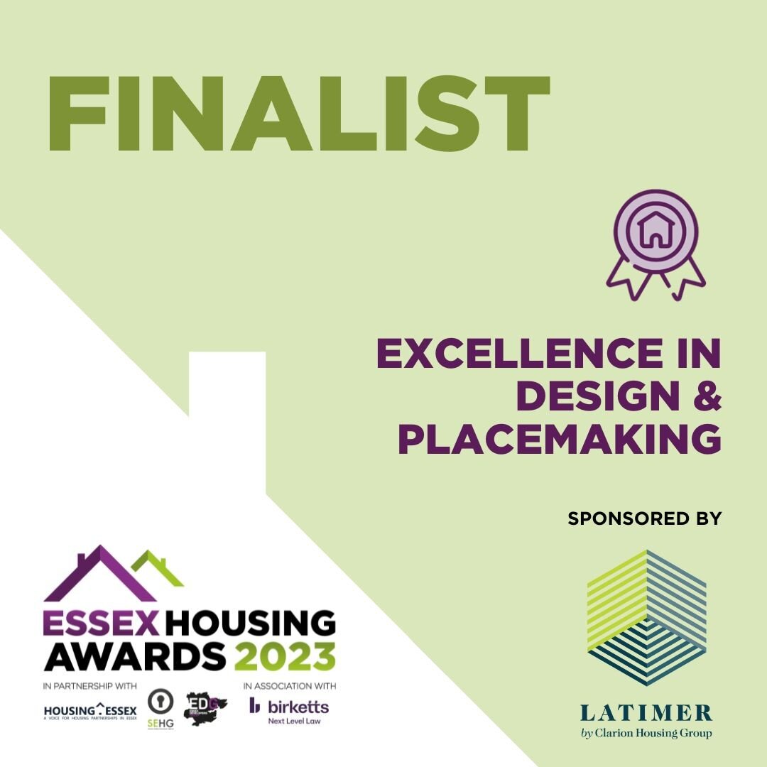 We are delighted that ADP, together with @merseahomes, have been shortlisted for three categories in the 2023 Essex Housing Awards, with these being: 

- Small Housing Schemes (1 &ndash; 24 homes) &ndash; Horkesley Hamlet 
- Large Housing Schemes (10