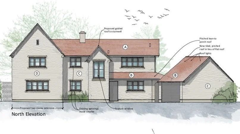 Householder Planning Approval for an Extension in Essex — A D P