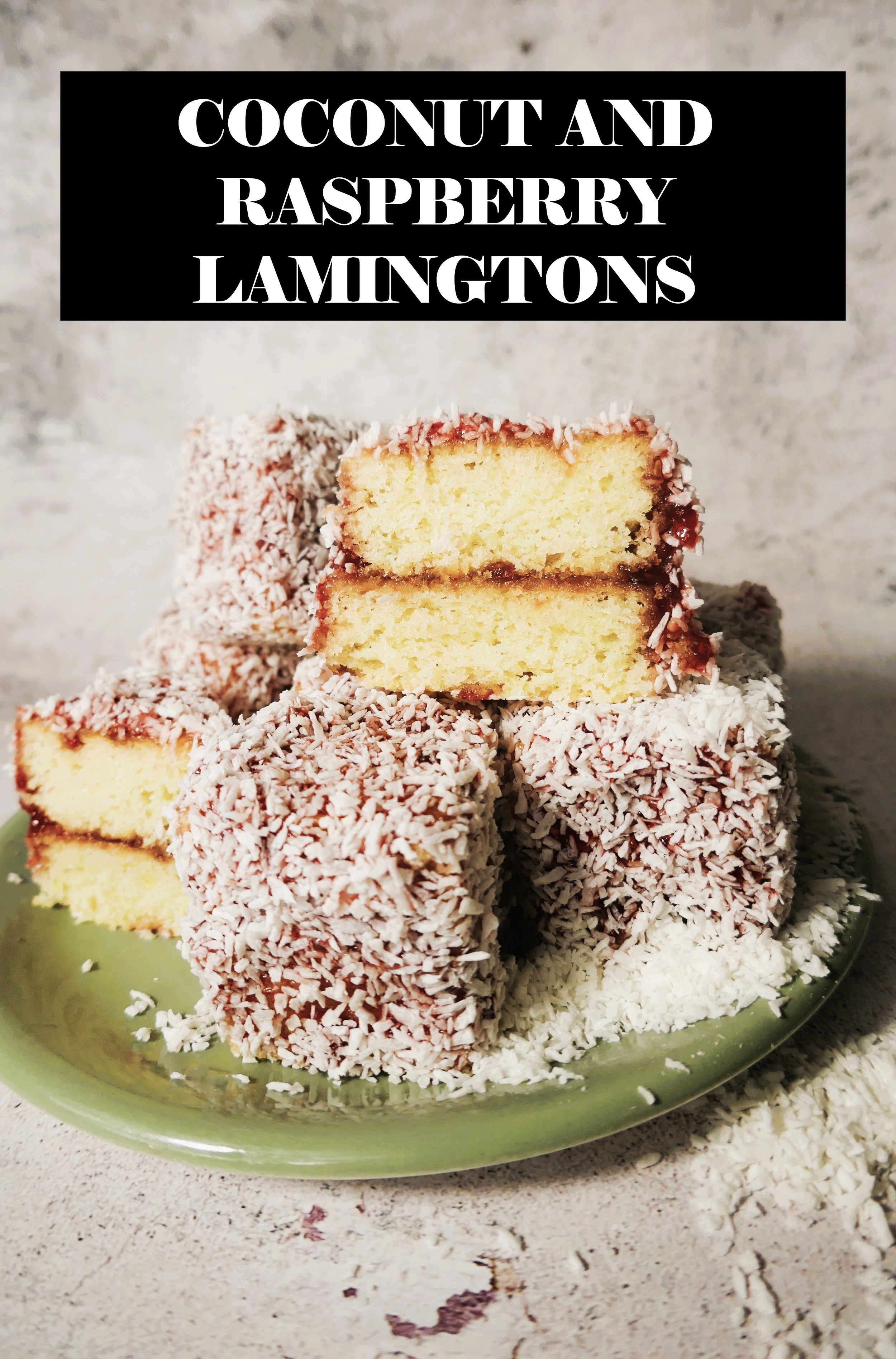 Coconut and Raspberry Lamingtons .JPG
