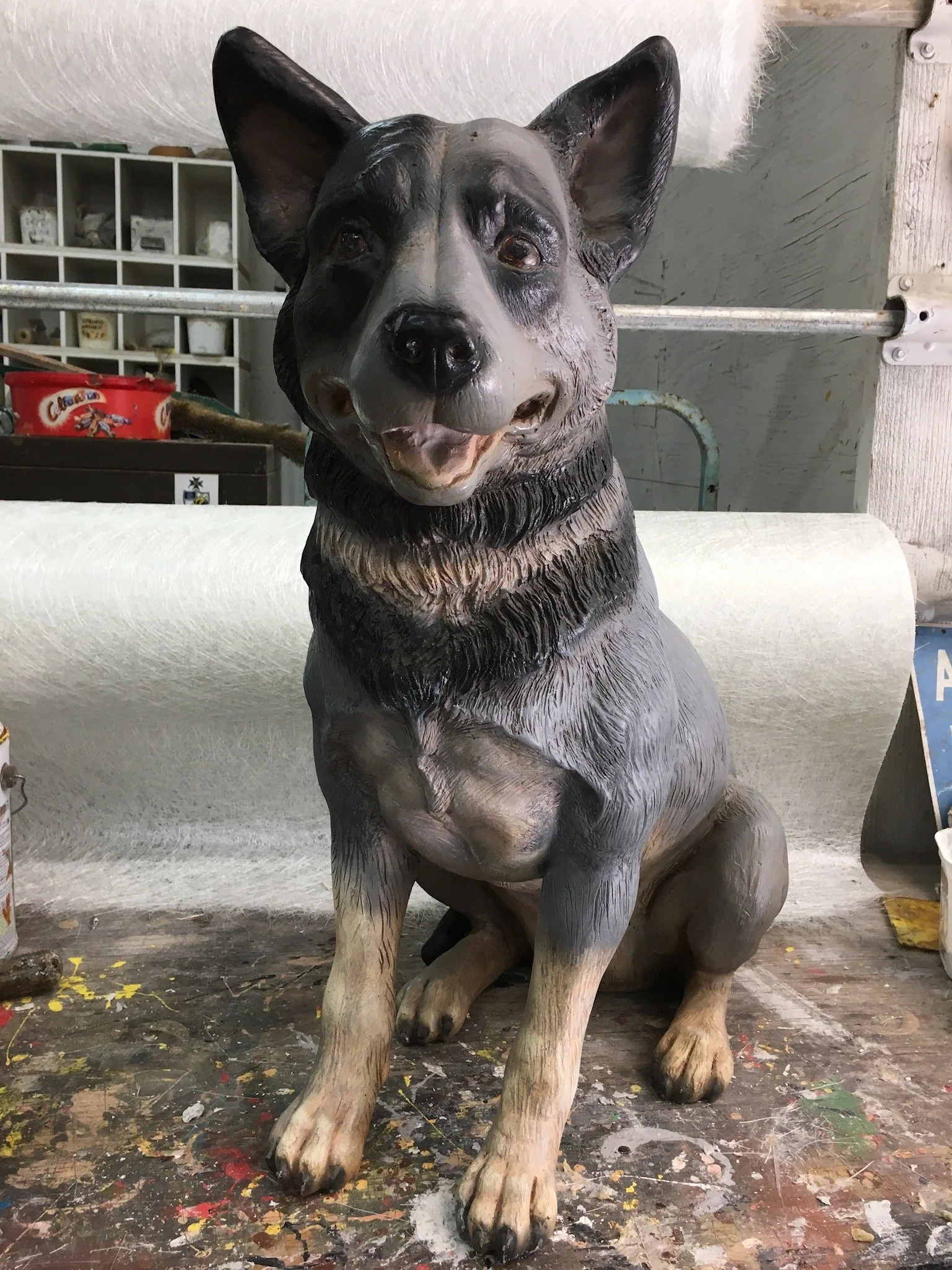 Cattle Dog painted by Matt Smidt at Natureworks Australia
