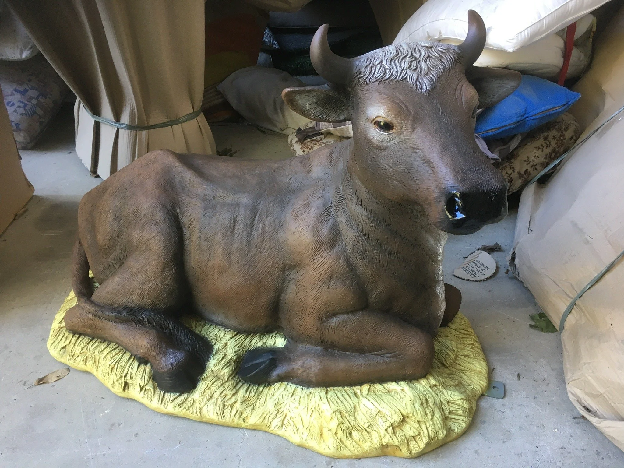 Cow painted by Matt Smidt at Natureworks Australia