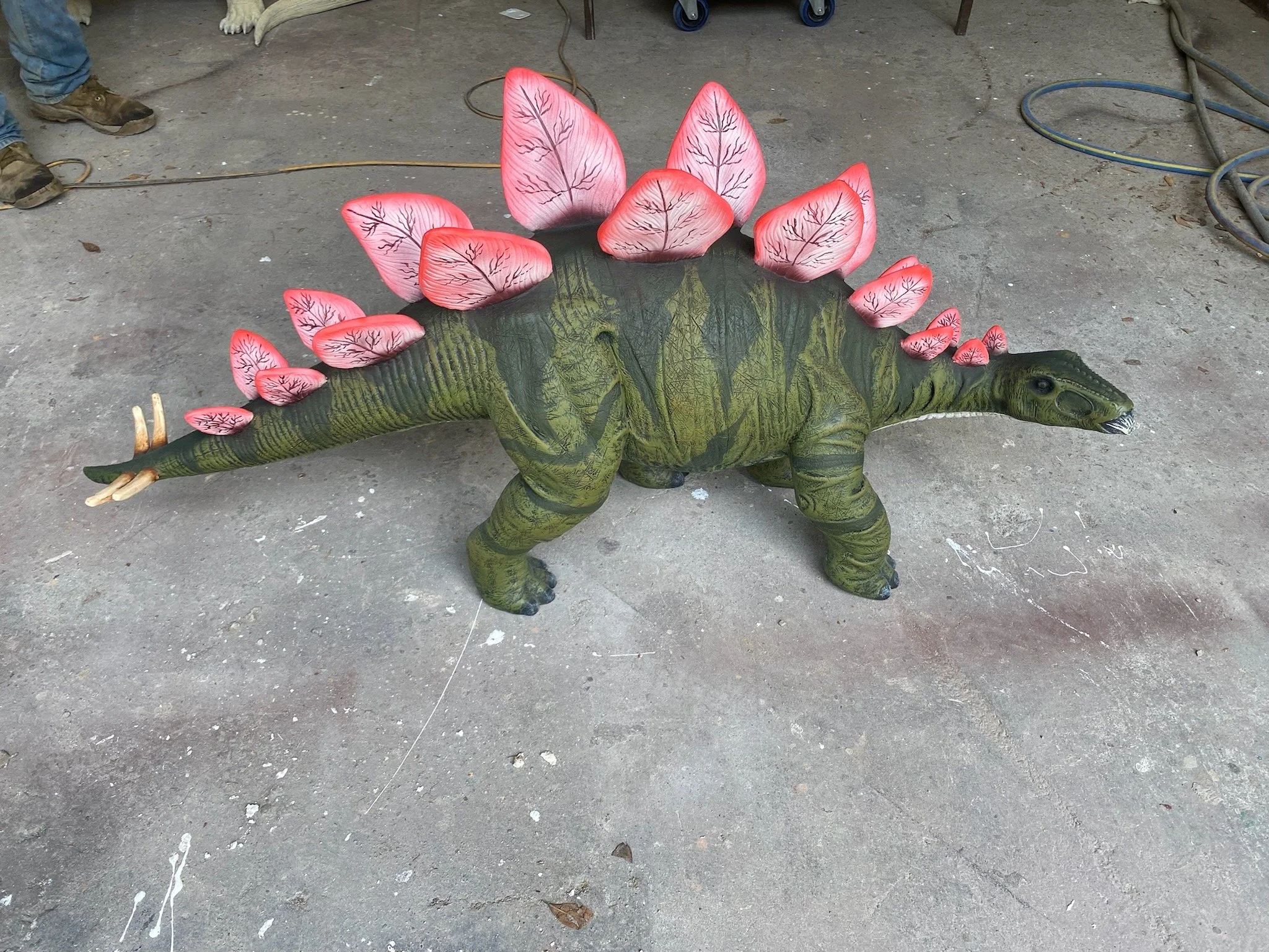 Dinosaur painted by Matt Smidt at Natureworks Australia