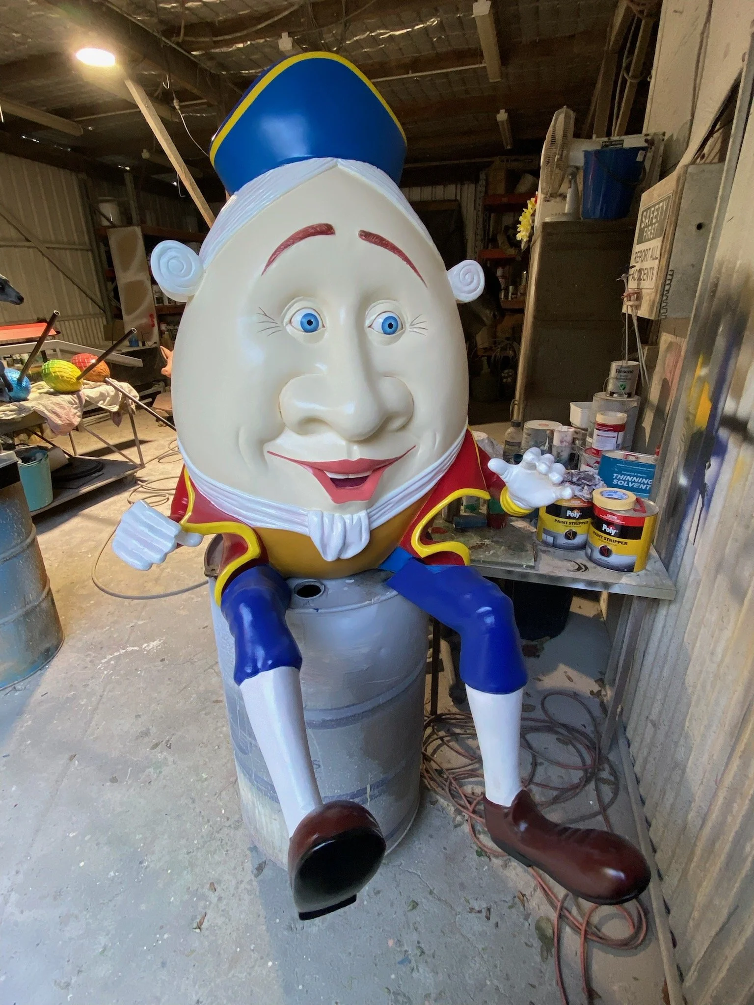 Humpty Dumpty painted by Matt Smidt at Natureworks Australia