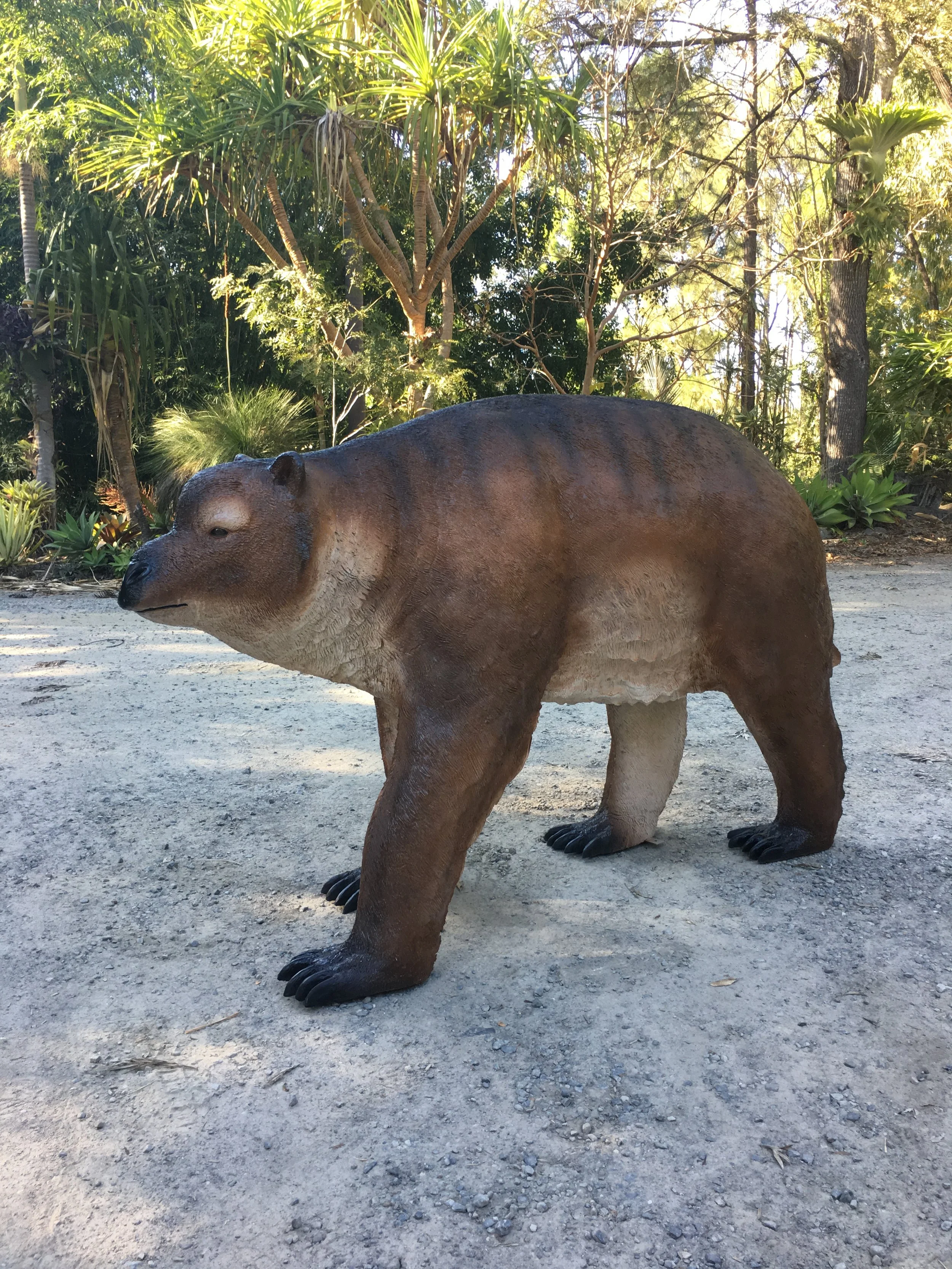 Prehistoric Mammal painted by Matt Smidt at Natureworks Australia