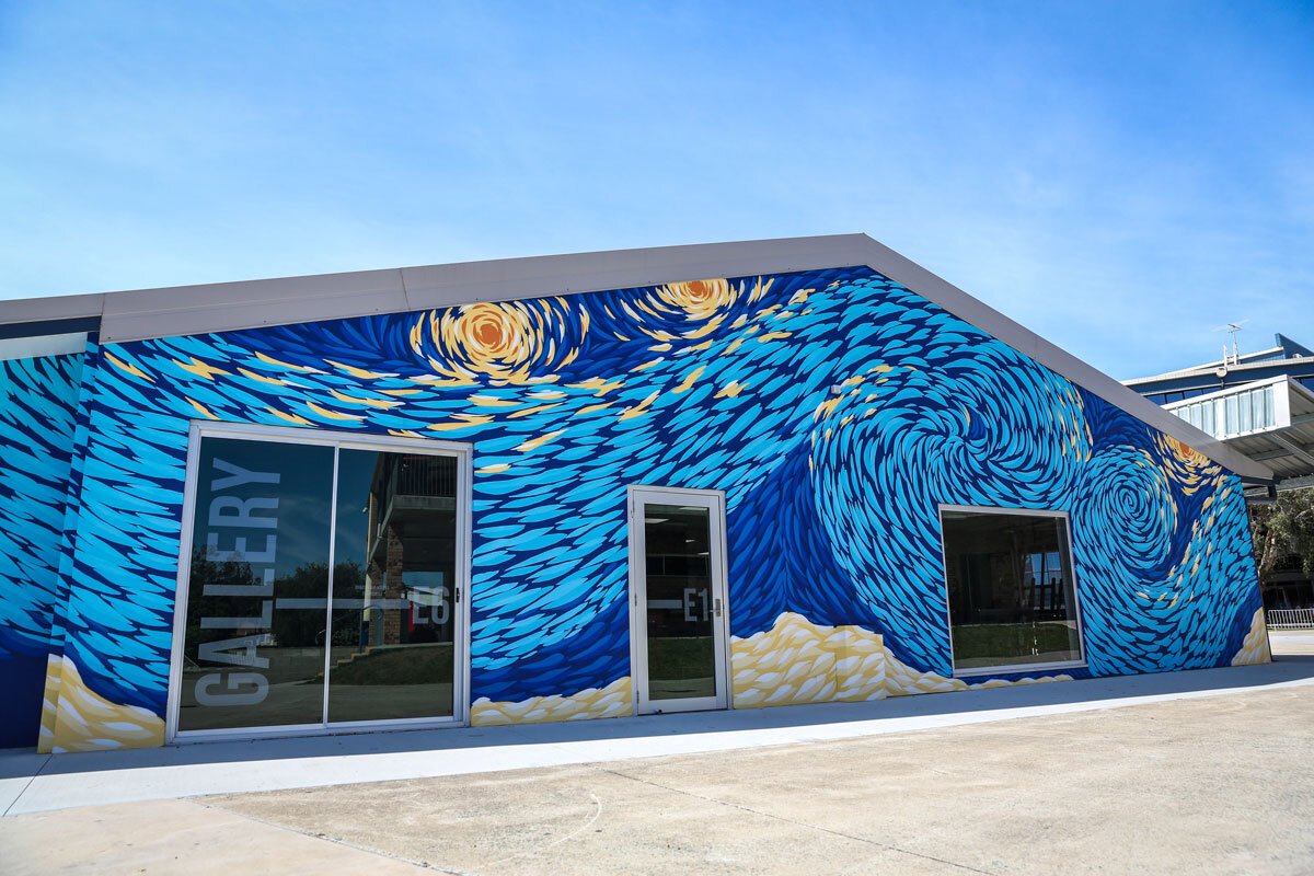 Van Gough Inspired College Art Room - Click on photo for more images